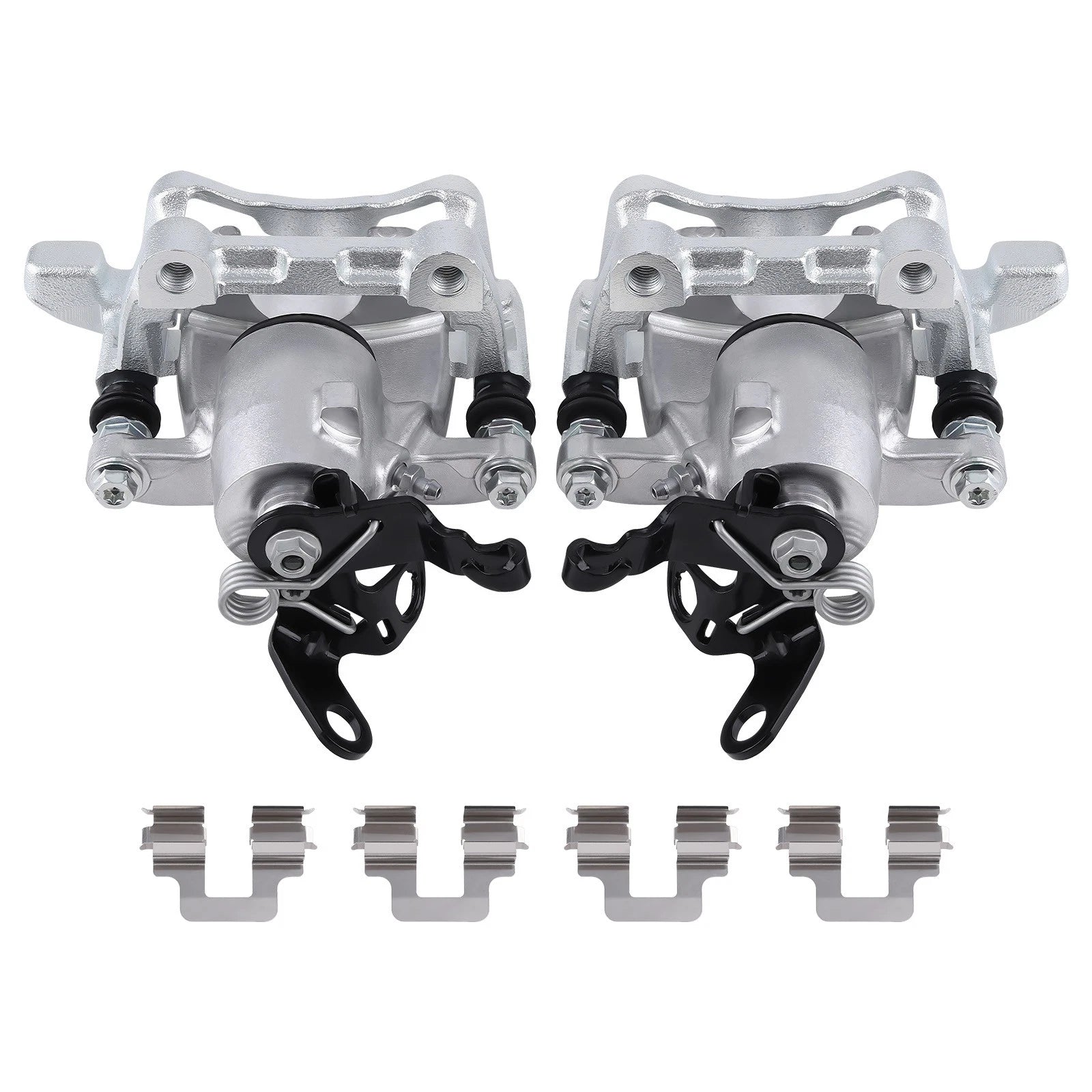 Rear LH & RH Brake Calipers w/ Bracket for Audi A3 (2008) & VW Golf (2010)