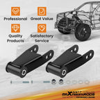Adjustable 1"-2" Rear Drop Shackles Lowering Kit for Ford F-100 F-150 (1973–1996)