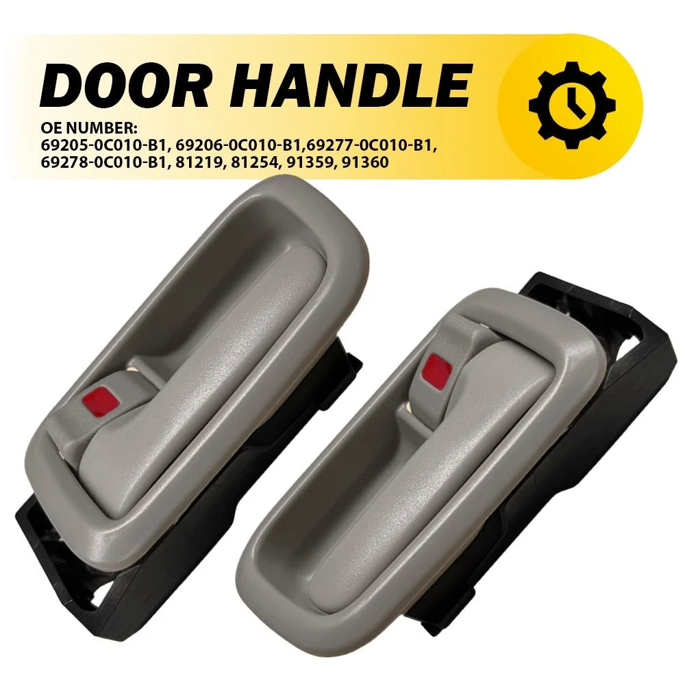 2X Interior Door Handle Trim Beige for Toyota Tundra (2000–2006)