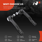 2X Outer Tie Rod Ends for Suzuki Grand Vitara (1999-2005)