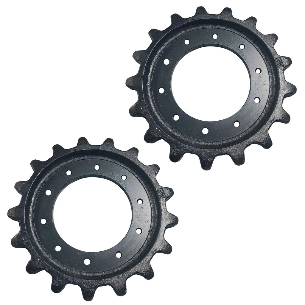 2X Drive Sprockets 17 Teeth for John Deere 319D 319E 323D 323E 325G 329D