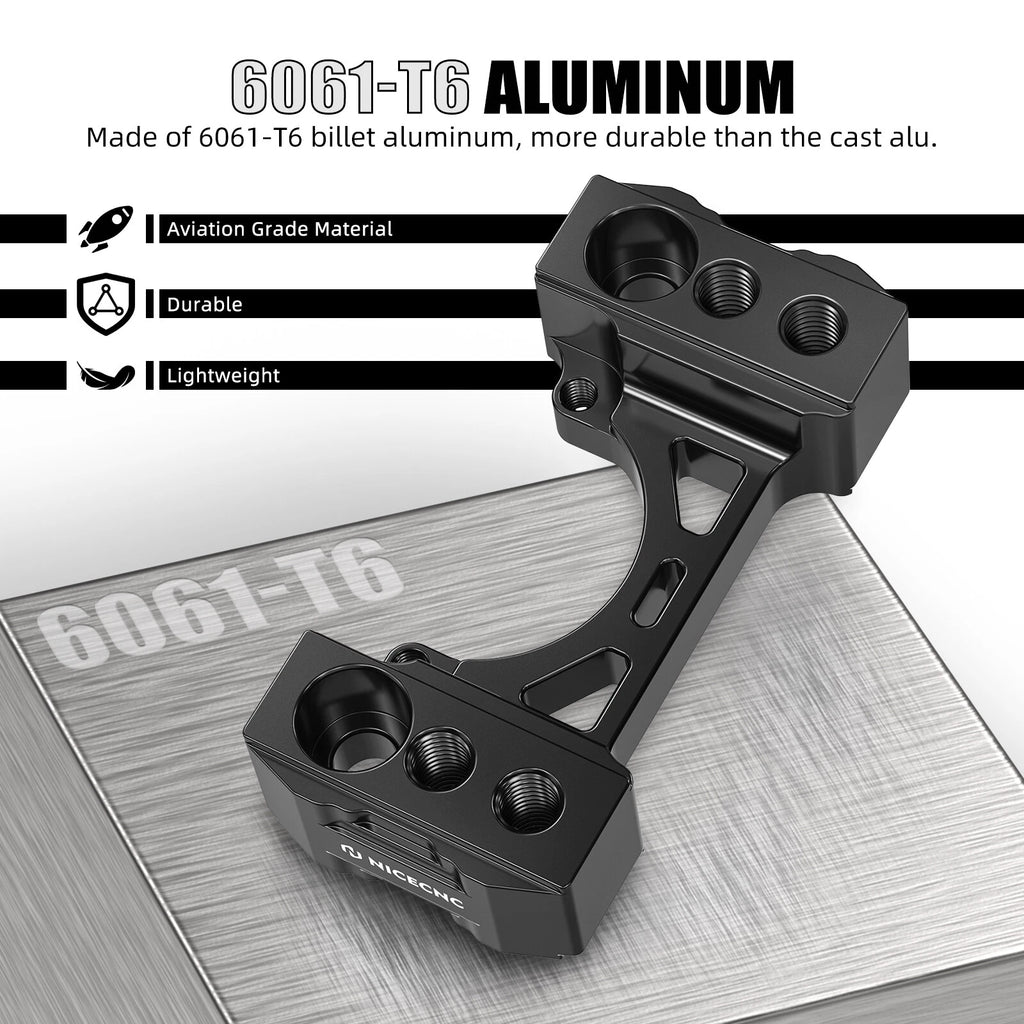 1" Handlebar Riser Steering Stabilizer Bracket for Husqvarna Norden 901 (2022–2023)