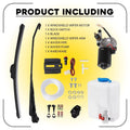Electric Windshield Wiper Motor Kit + Rocker Switch for Polaris Ranger RZR (2008–2023)