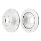 Rear Brake Pads Rotors Kit for Chevrolet Equinox GMC Terrain (2010–2017)