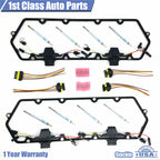 Valve Cover Gasket & Glow Plug Kit for Ford E-350 F-350 7.3L Turbo V8 (1994–2003)