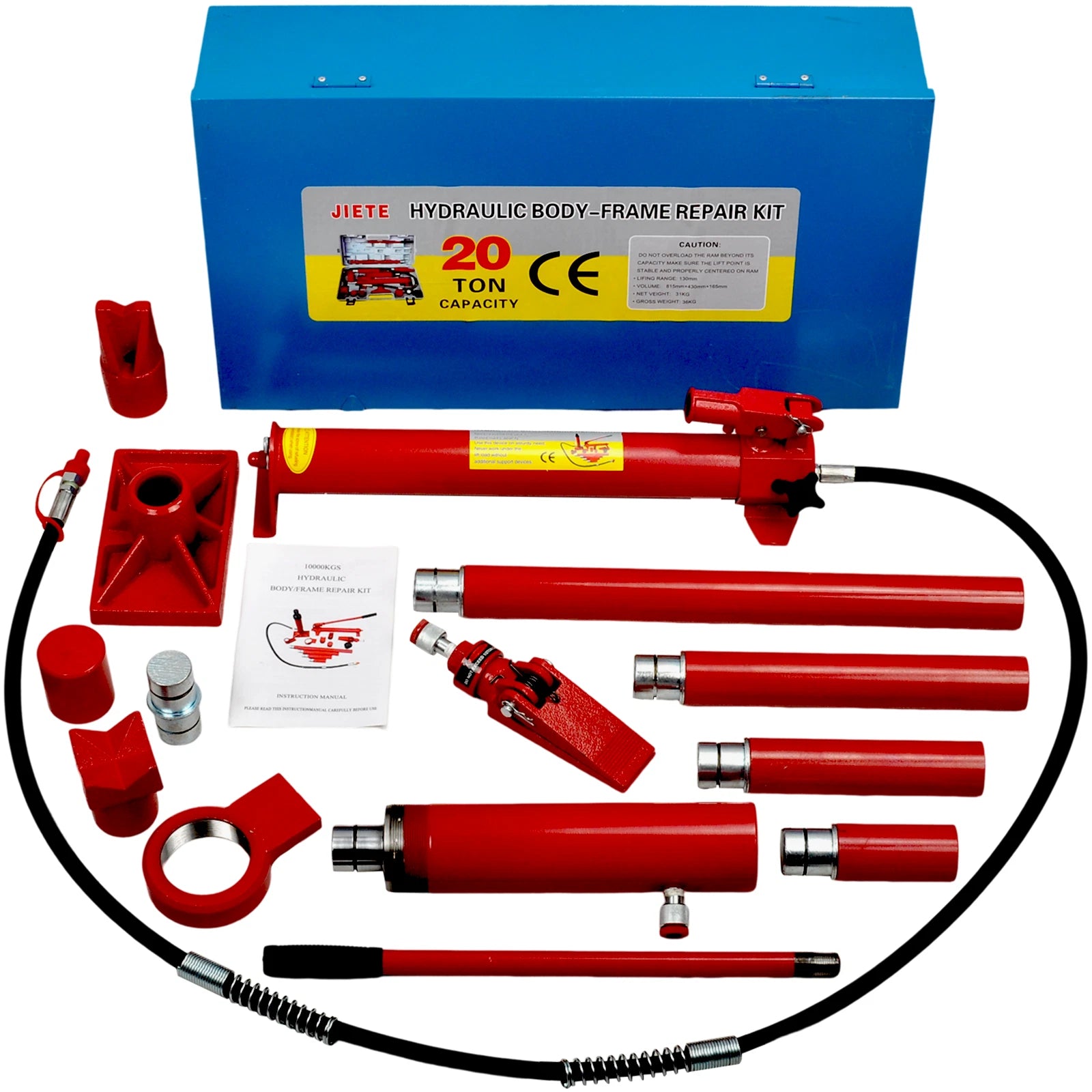 20 Ton Hydraulic Jack Body Frame Repair Kit for Auto Shop Tools