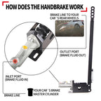 Hydraulic Handbrake Kit for Universal Racing Applications (25")