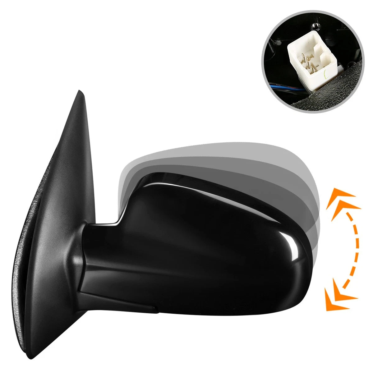 Powered Heated Side Door Mirror for Chevy Aveo 5/Pontiac G3 (2009–2011)