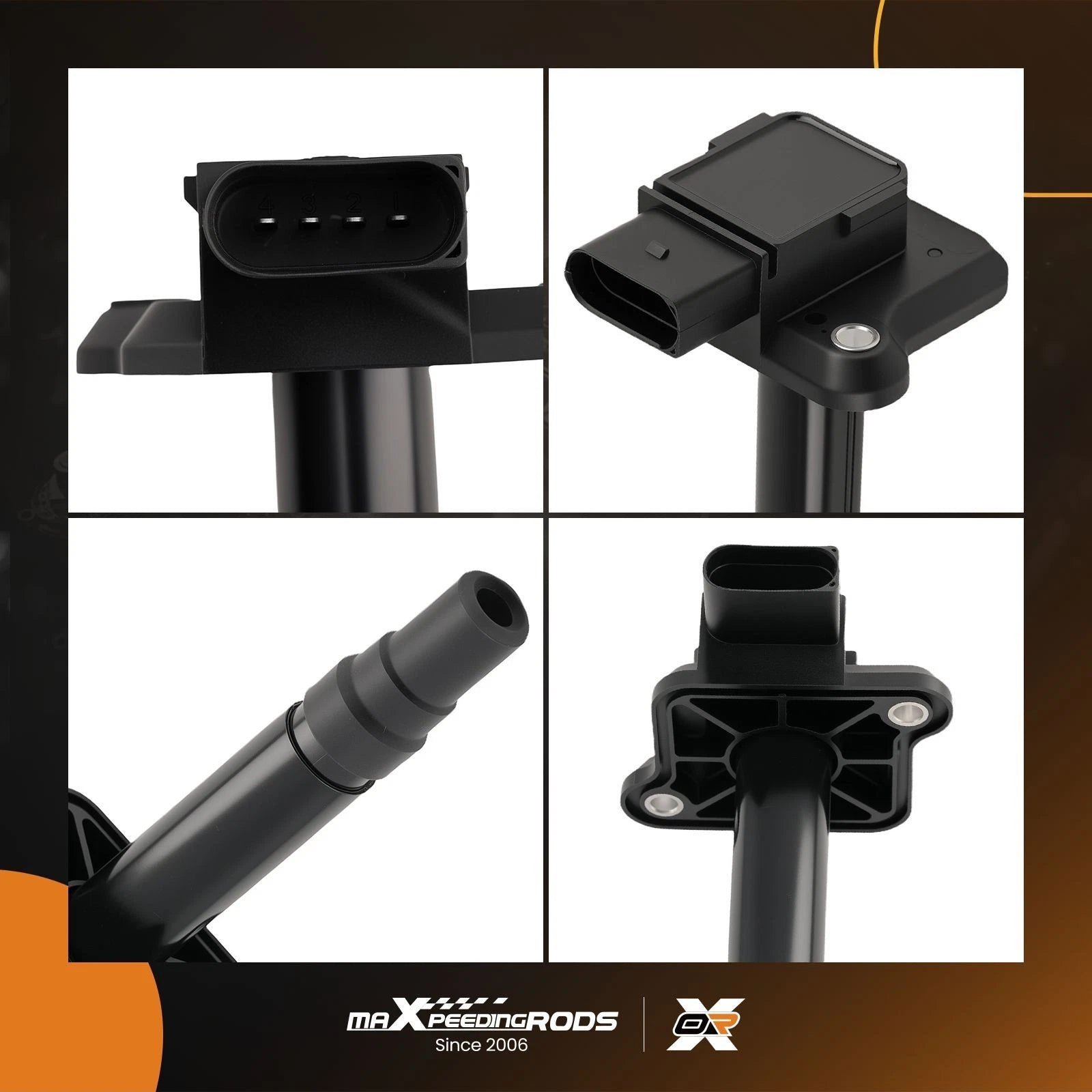 Set of 4 Ignition Coils for VW Audi 1.8L 4.2L (1999–2004)