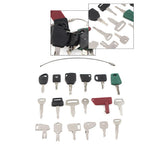18 Ignition Keys for John Deere, Volvo, Kubota (Heavy Equipment)