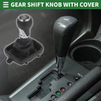6 Speed Gear Shift Knob with Cover for Audi A3 8P (2003–2013) Chrome Black