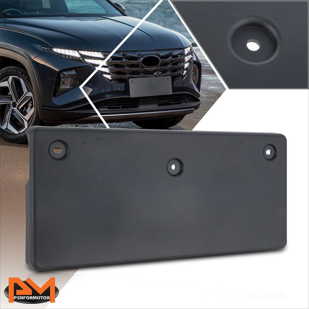 Front Bumper License Plate Tag Mounting Bracket for Hyundai Tucson (2019–2021)