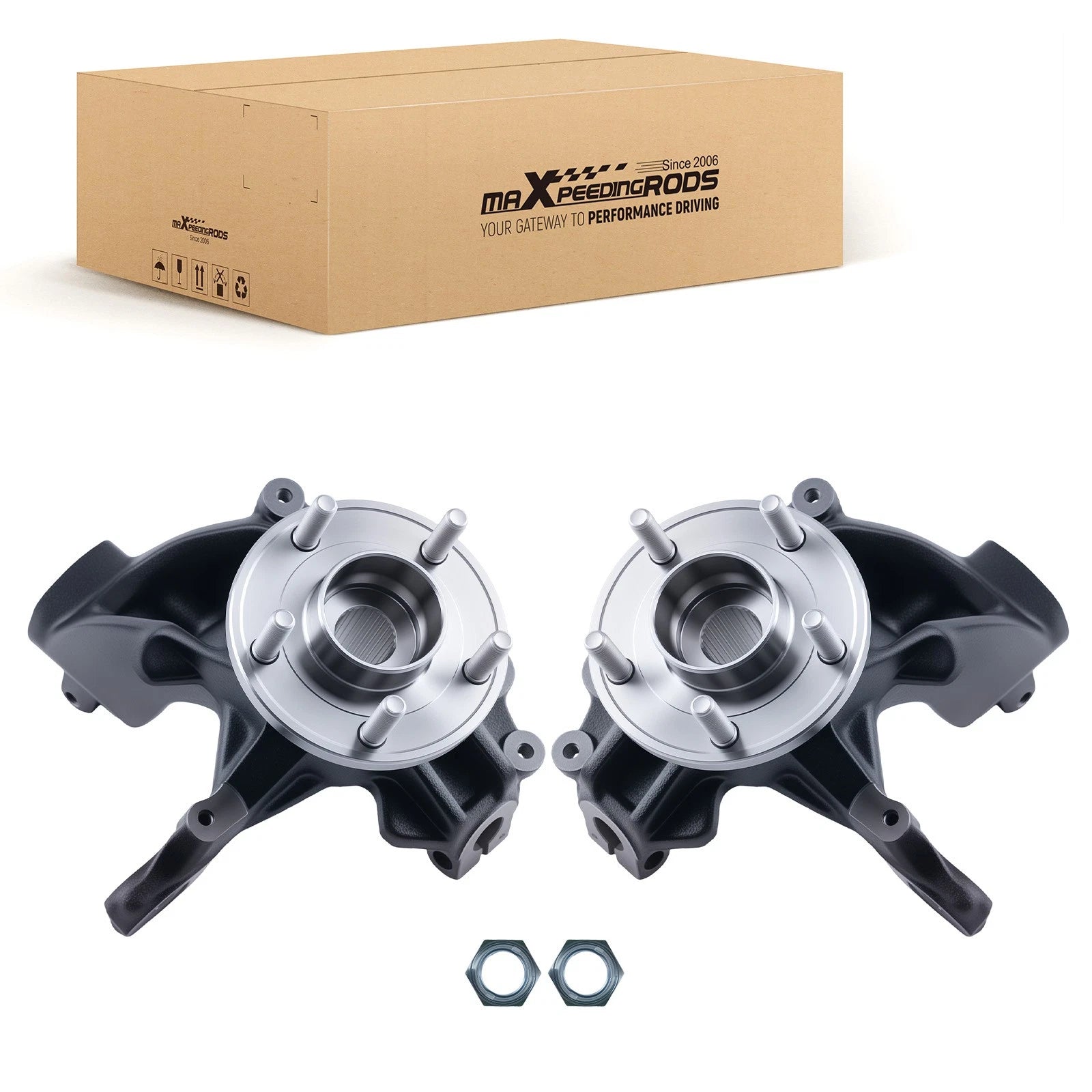 2X Front Wheel Hub Bearing Assembly for Ford Focus (2012–2018)