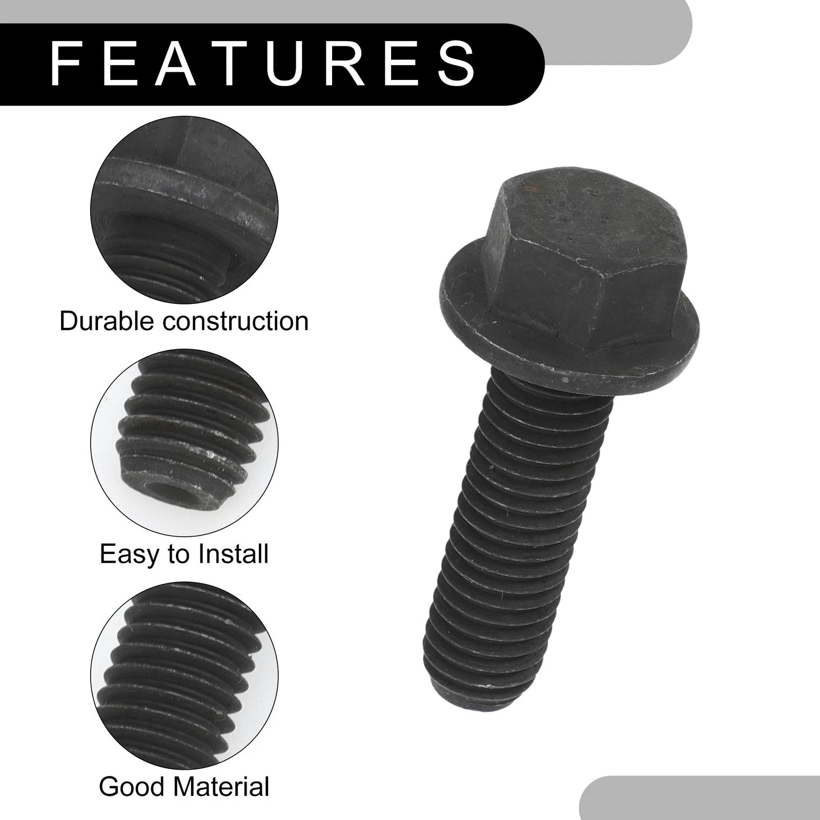 Set of Engine Transmission Bell Housing Bolts Kit for Chevrolet Chevelle (1968–1972)