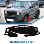 Dashboard Cover Mat for Lexus ES ES350 ES300h (2013–2021) Black Red
