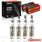 Set of 4 Iridium Platinum Spark Plugs for Ford Escape (2005) Focus (2003–2010)
