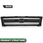 Front Bumper Mesh Grille Insert for Chevrolet Silverado 1500 (2007–2013)
