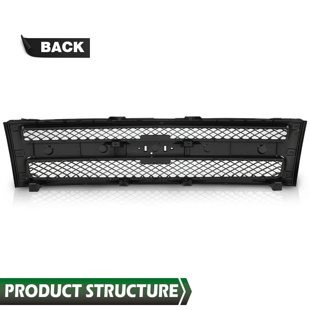 Front Bumper Mesh Grille Insert for Chevrolet Silverado 1500 (2007–2013)
