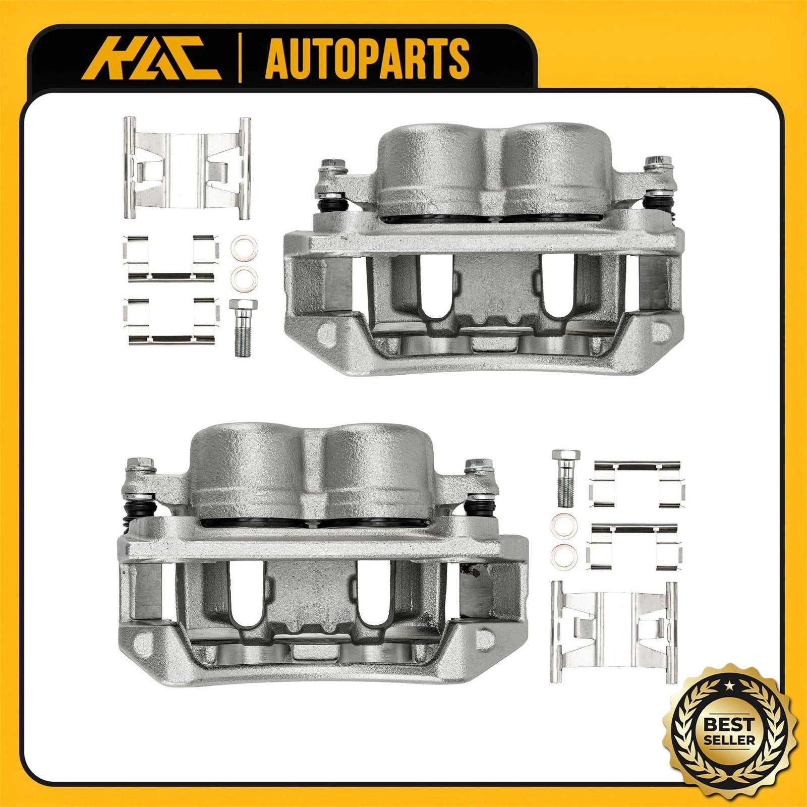 Dual Piston Disc Brake Caliper for Ford F-150 (1996–2003) Front Left Right