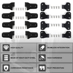 16X Door Hinges for Jeep Wrangler JL (2018–Present) Powder Coat