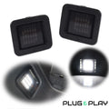 Smoke White LED License Plate Lights for Ford F150 (2015–2023)