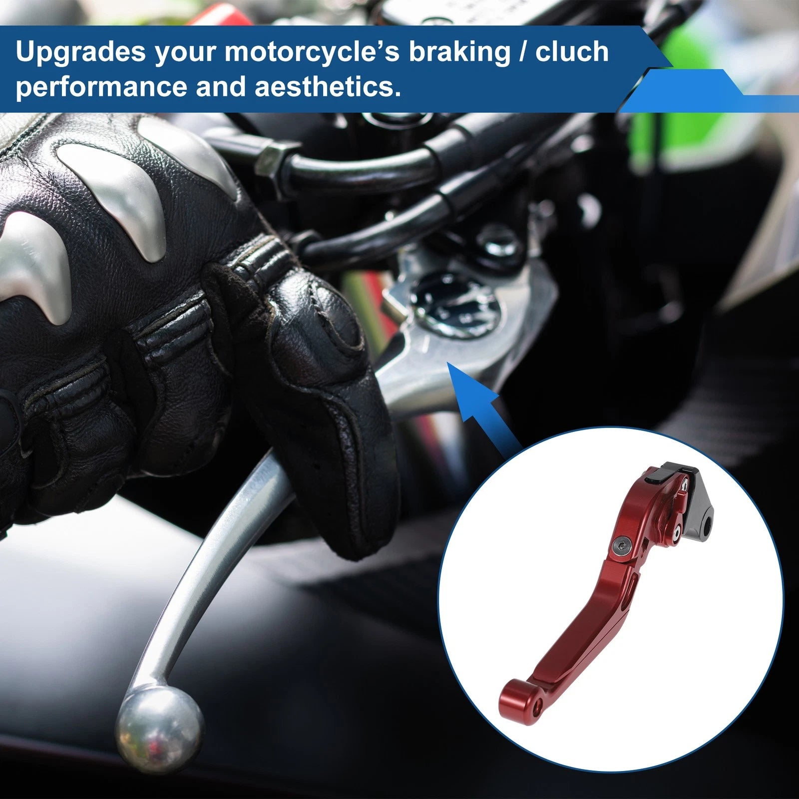 Adjustable Brake Clutch Levers for Honda X11 (1999–2002) Solid Red