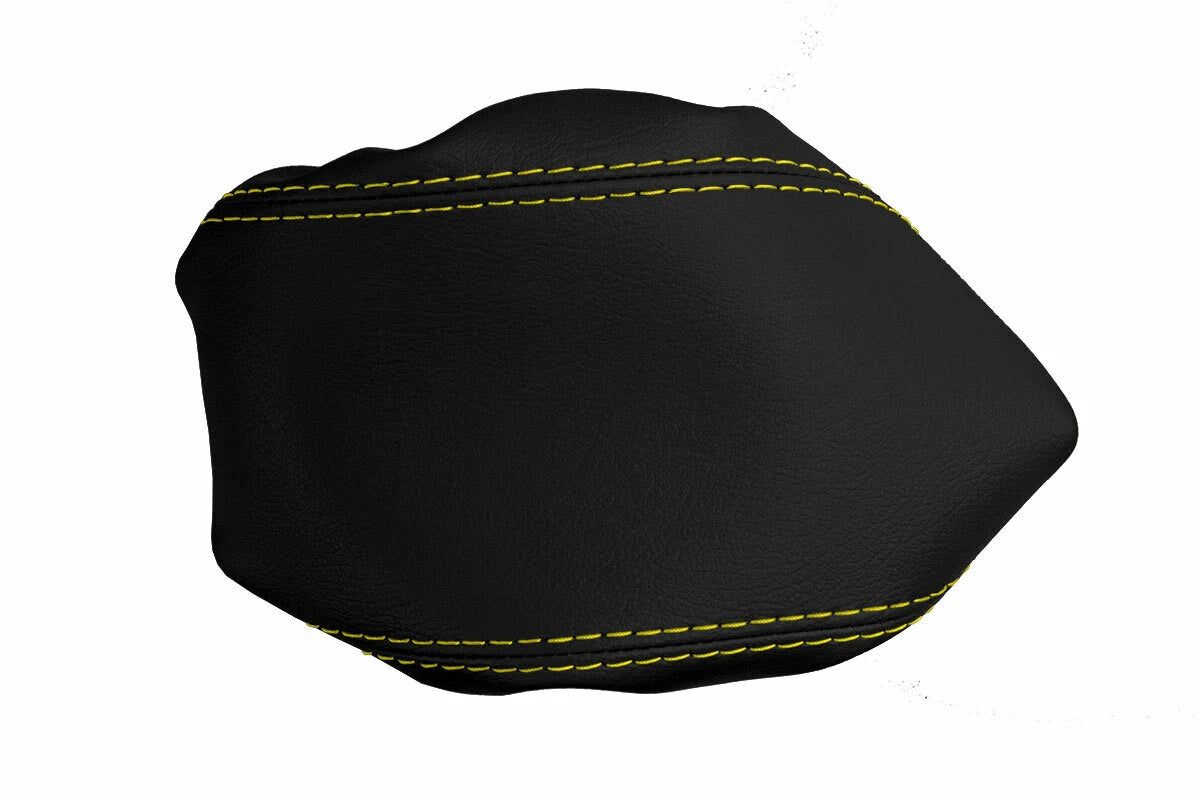Console Lid Cover for Mazda RX8 (2004–2008) Leather Yellow Stitch