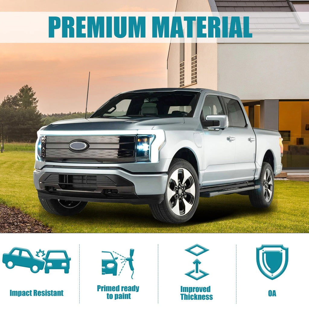 Chrome Steel Front Bumper Face Bar for Ford F-150 (2021–2023)