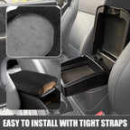Center Console Armrest Cover for Nissan Altima (2019–2023) Neoprene Black