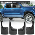 Set of 4 Mud Flaps Splash Guards for Dodge Ram (2009–2018)