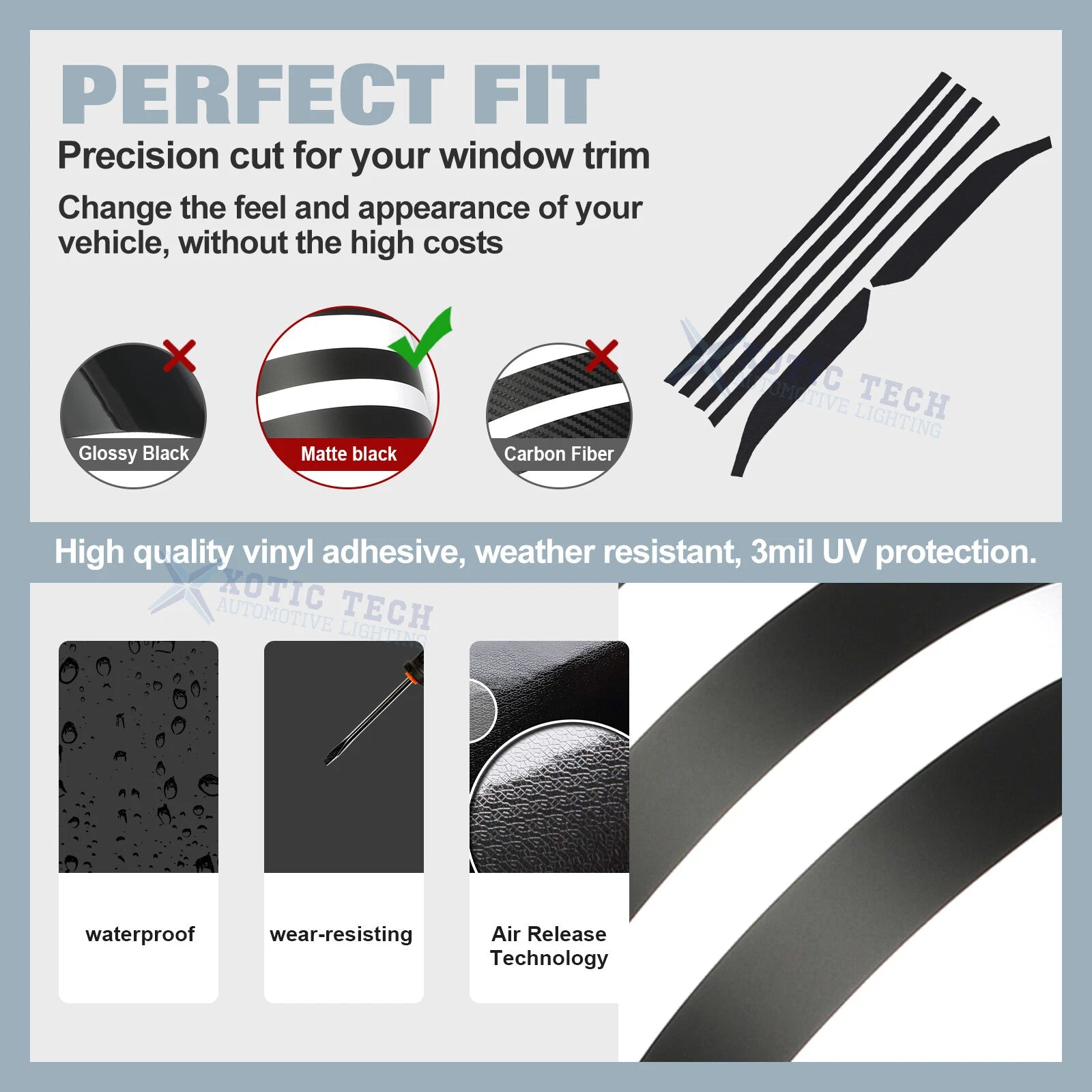 Chrome Delete Blackout Window Cover Decal for Nissan Altima (2019-2025)
