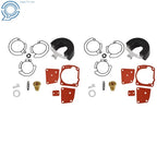 2X Carburetor Rebuild Kit for Johnson Evinrude V4 V6 (90-175 HP)