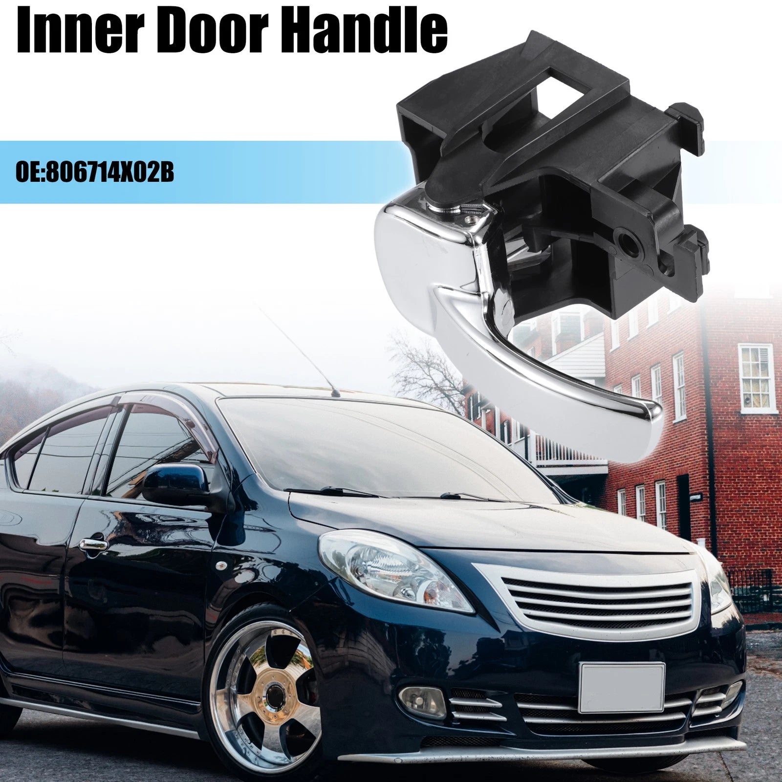 Left Inner Door Handle for Nissan Pathfinder (2005–2009) No. 806714X02B