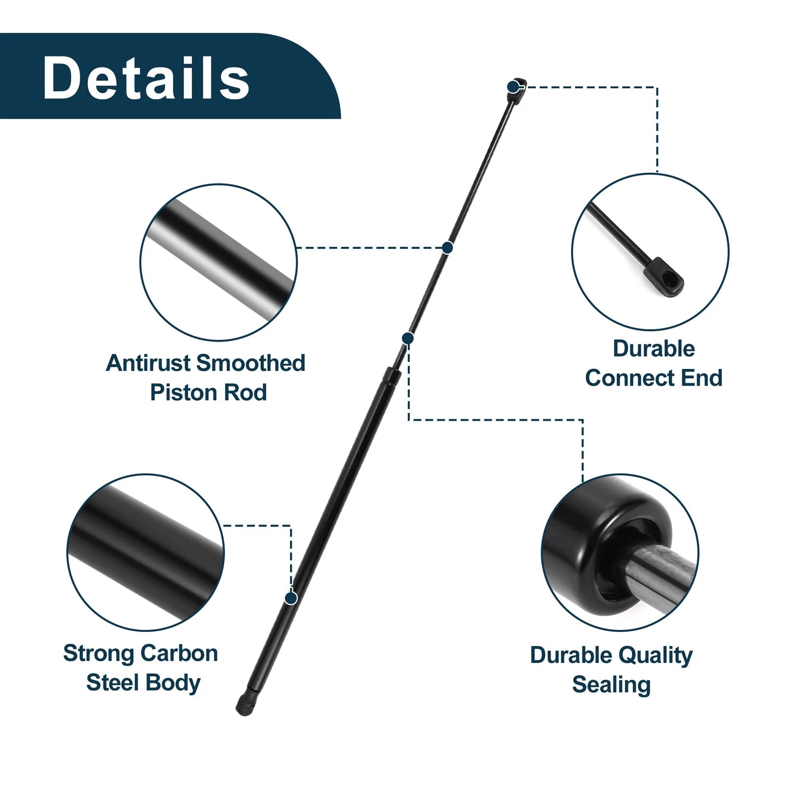 2X Front Hood Lift Supports Struts No. 8T0823359 for Audi A4 A5 S4 S5 RS5 A5 Quattro (2013–2020)