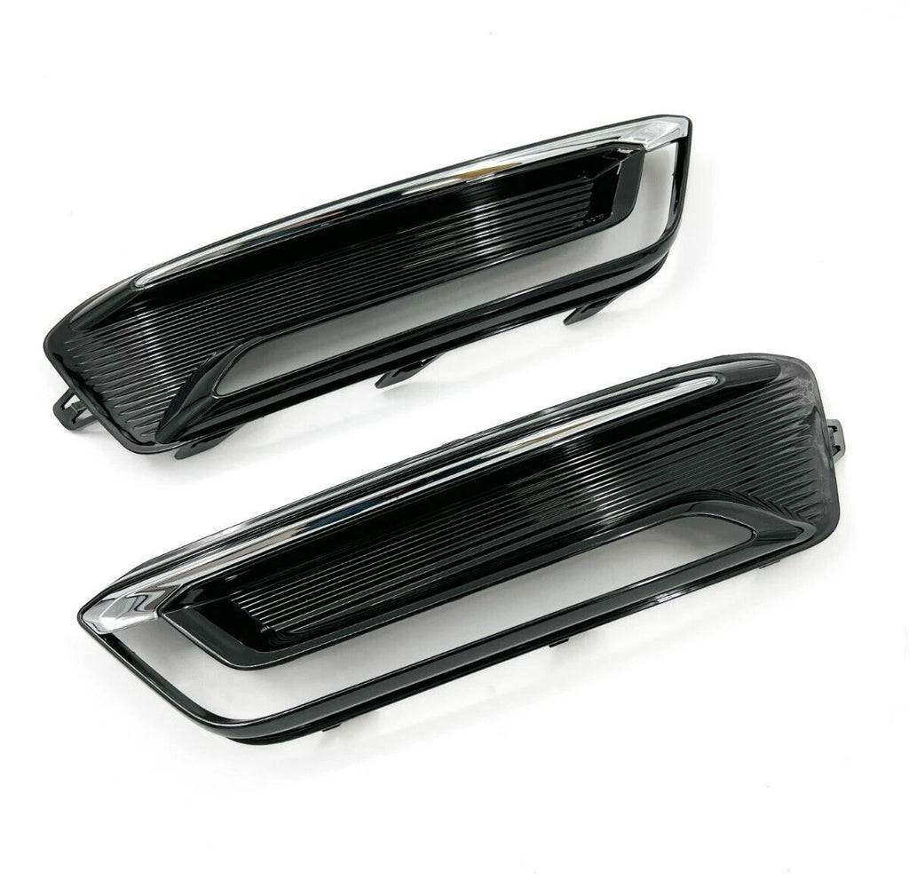 Front Driving Fog Light Lamp Bezels Covers Left Right for Chevy Impala (2014–2019)