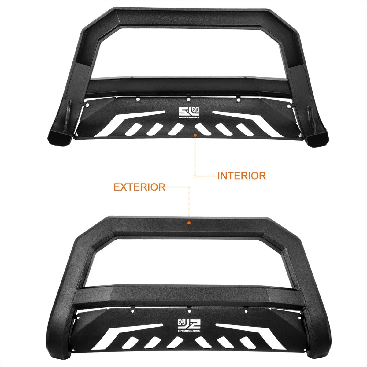 J2 Carbon Steel Bumper Bull Bar Protector for Ram 1500 (2009–2024)