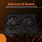 AC Condenser Cooling Fan for Nissan Rogue (2008-2013)