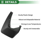 Mud Flaps Splash Guards Front & Rear for Honda Ridgeline (2007-2012)