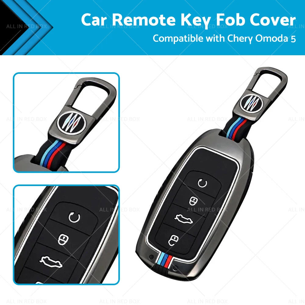 Zinc Alloy Key Fob Cover Case for Chery Omoda 5 (2022–2023)