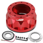 J2 2" 6-Bolt Anodized Aluminum Steering Wheel Hub Adapter for Toyota Scion