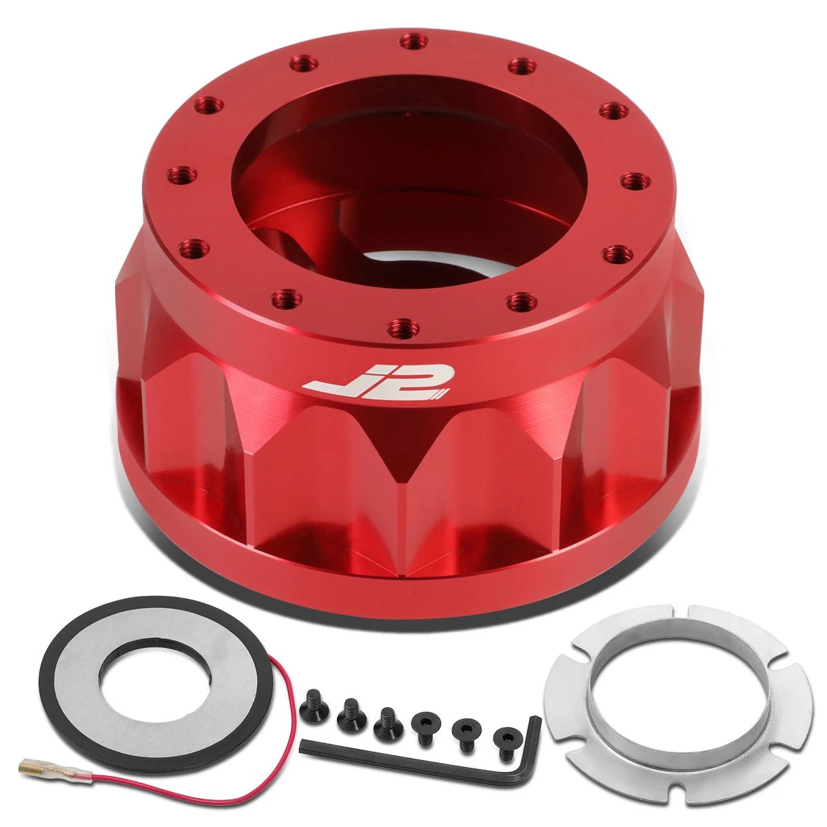 J2 2" 6-Bolt Anodized Aluminum Steering Wheel Hub Adapter for Toyota Scion
