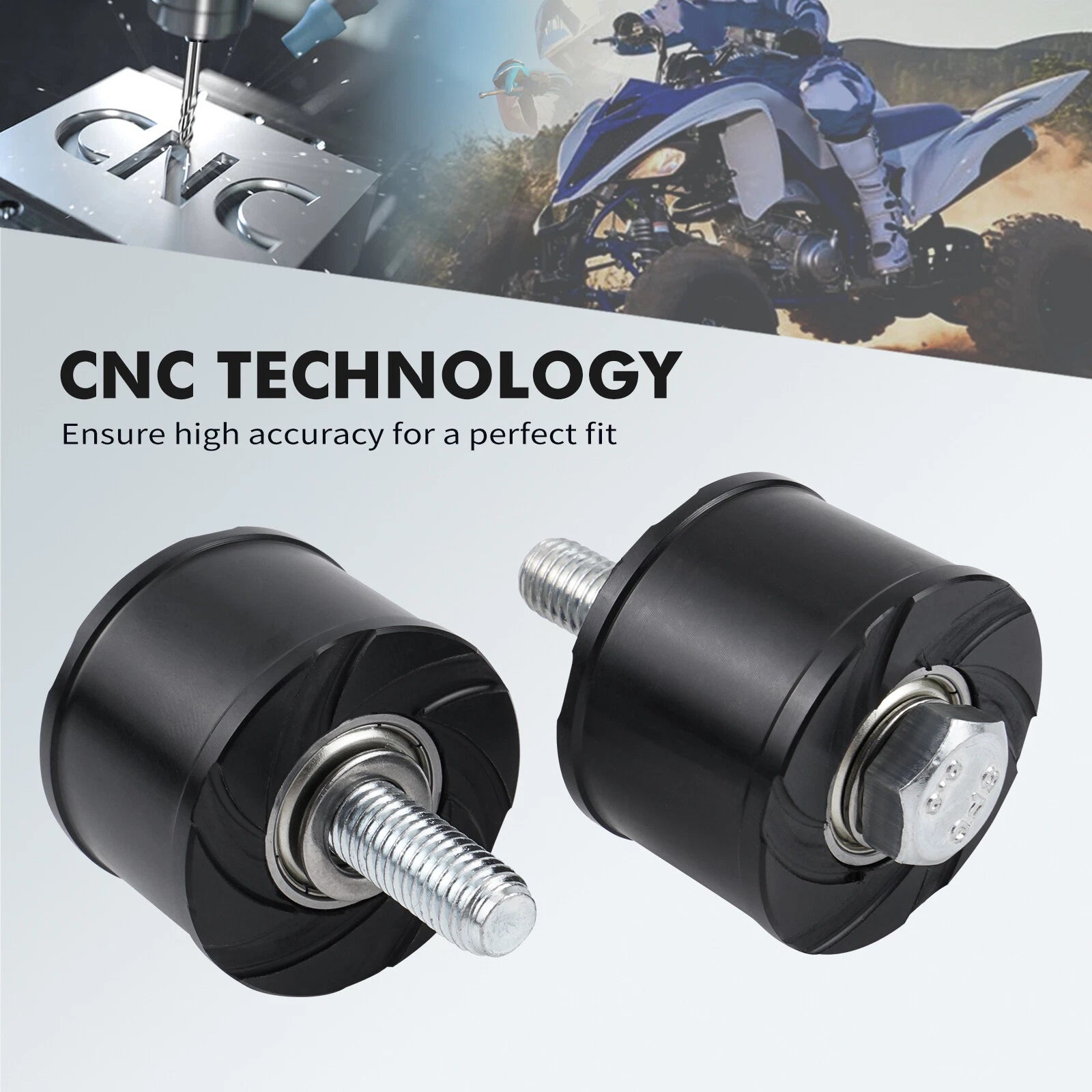 Set of 2 Lower Chain Roller Guides for Yamaha Raptor 700 700R (2015–2026) 90201-08053-00