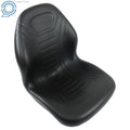 Black Bucket Seat for John Deere Skid Steer (240–332, 7775)