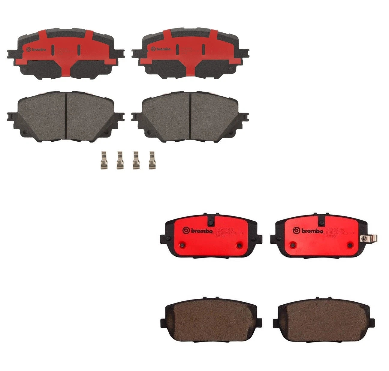 Brembo Ceramic Brake Pads Kit for Fiat 124 Spider, Mazda MX-5 Miata (2017–2023)