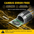2X Amber LED Turn Signal Light Bulbs for