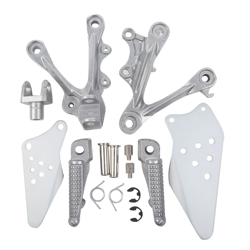 Front Rider Footrests Footpeg Pegs for Kawasaki Ninja ZX6R (2009–2018)