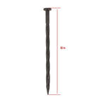 Set of 80 Plastic Landscape Anchoring Spikes for Garden Lawn 8"