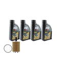 Set of 4 Fuchs TITAN GT1 PRO C-3 5W-30 Engine Oil Change Kit for A3 TDI (2010–2013)