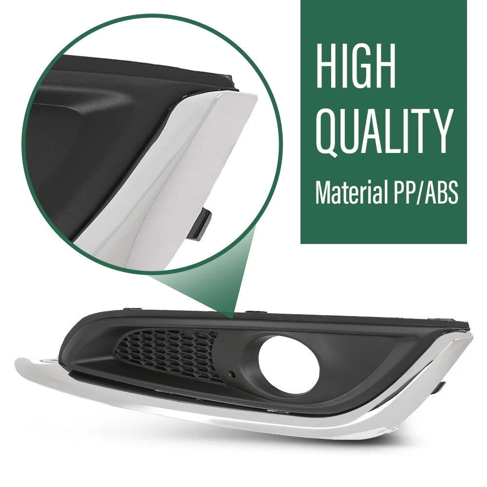 Fog Light Bezel Cover for Buick Regal (2014–2017) with Chrome Trim