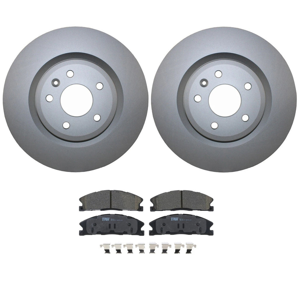 Front Brake Kit 325mm Rotors & TRW Pro Ceramic Pads for Explorer Taurus (1995–2005)